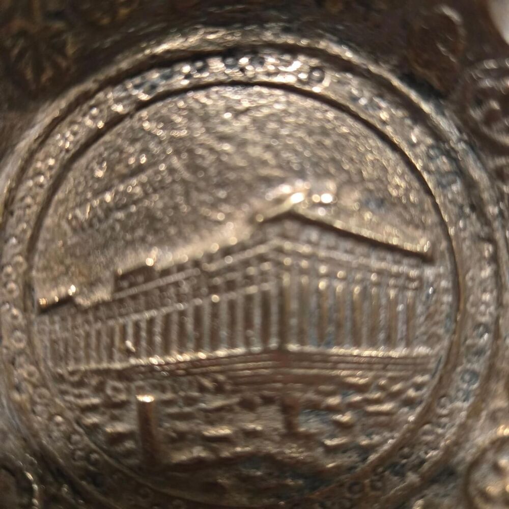 Vintage Parthenin Commemorative Ashtray-Athens Greece Souvenior